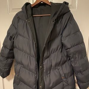 Reversible black puffer